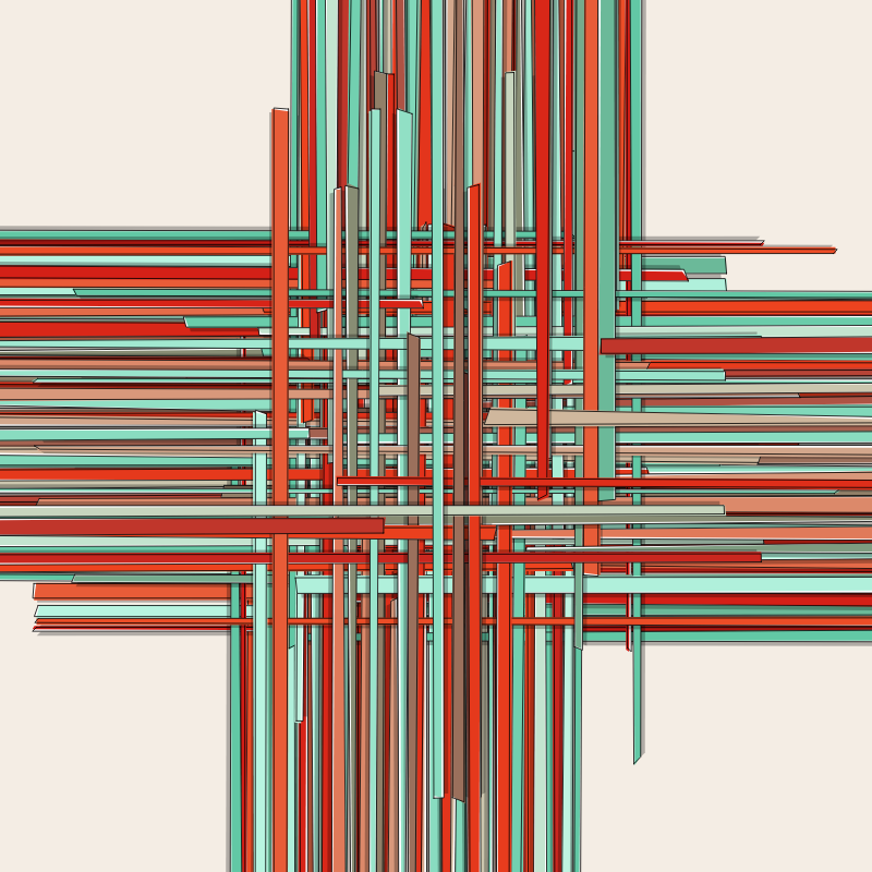 Entrelacements #256 static NFT preview