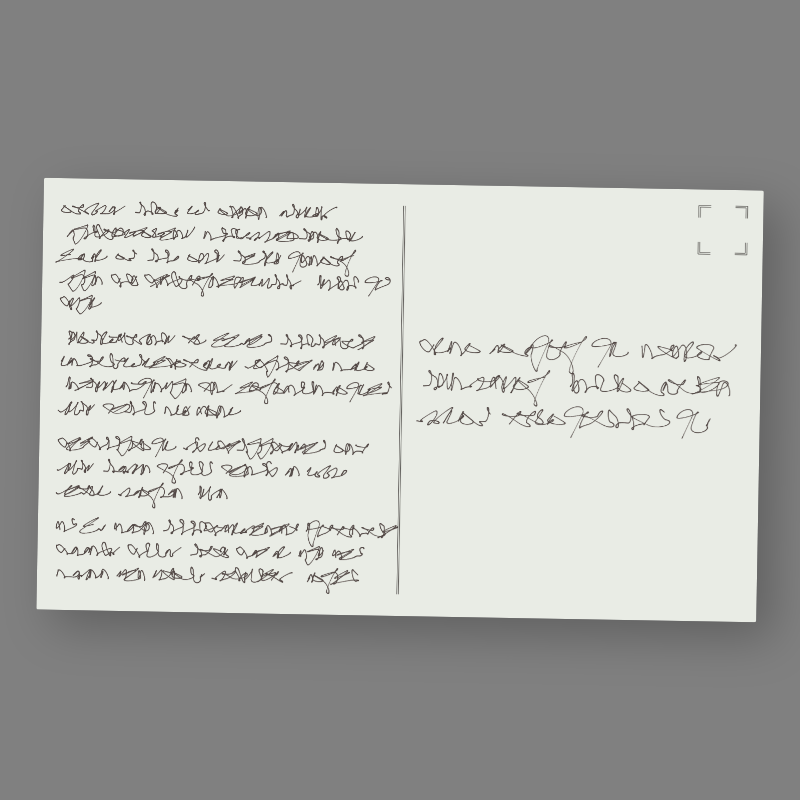 Unmailed Postcards #25 static token preview