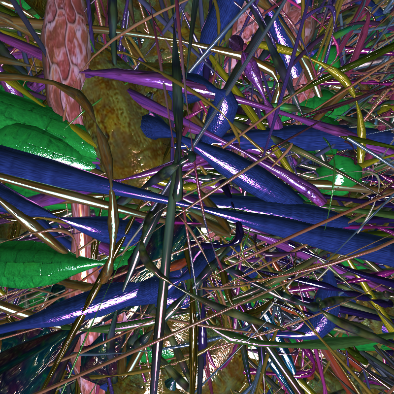 Prismatic Thickets #985 static NFT preview