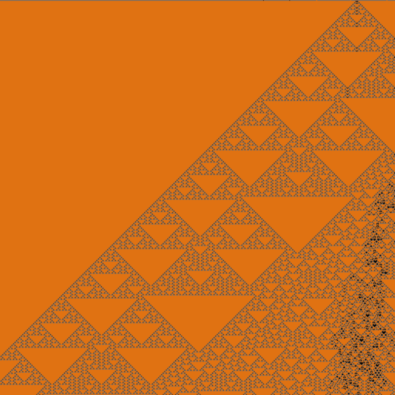 Totalistic Cellular Automata #151 static NFT preview