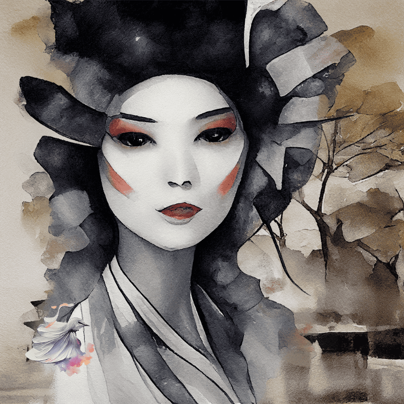 Rural Geisha #1 static token preview