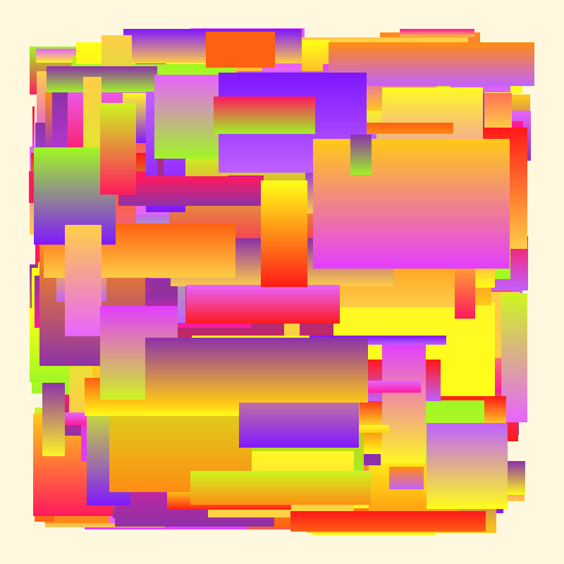 Gradient Rect #182 static NFT preview