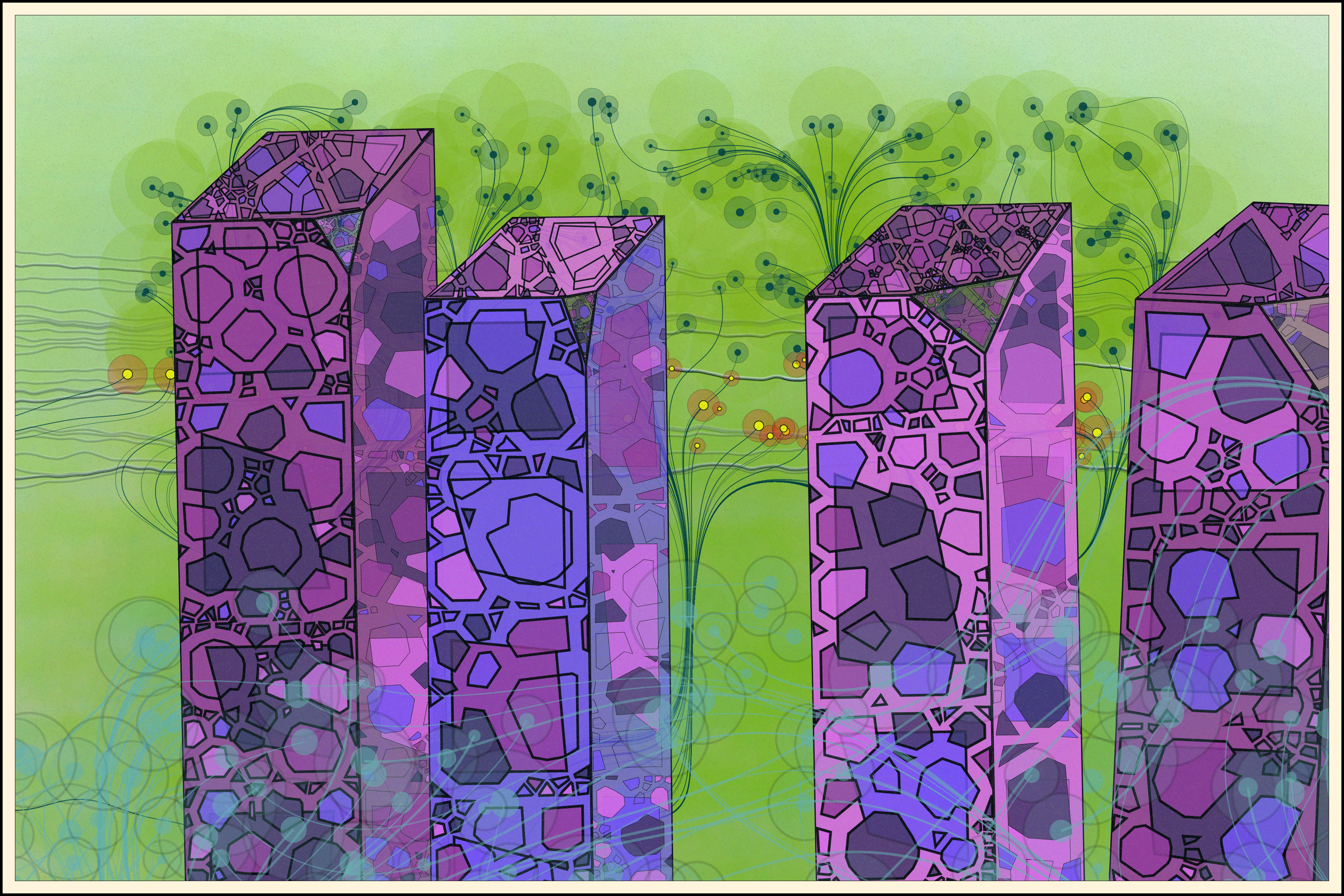 Polylith and Gardens #45 static NFT preview