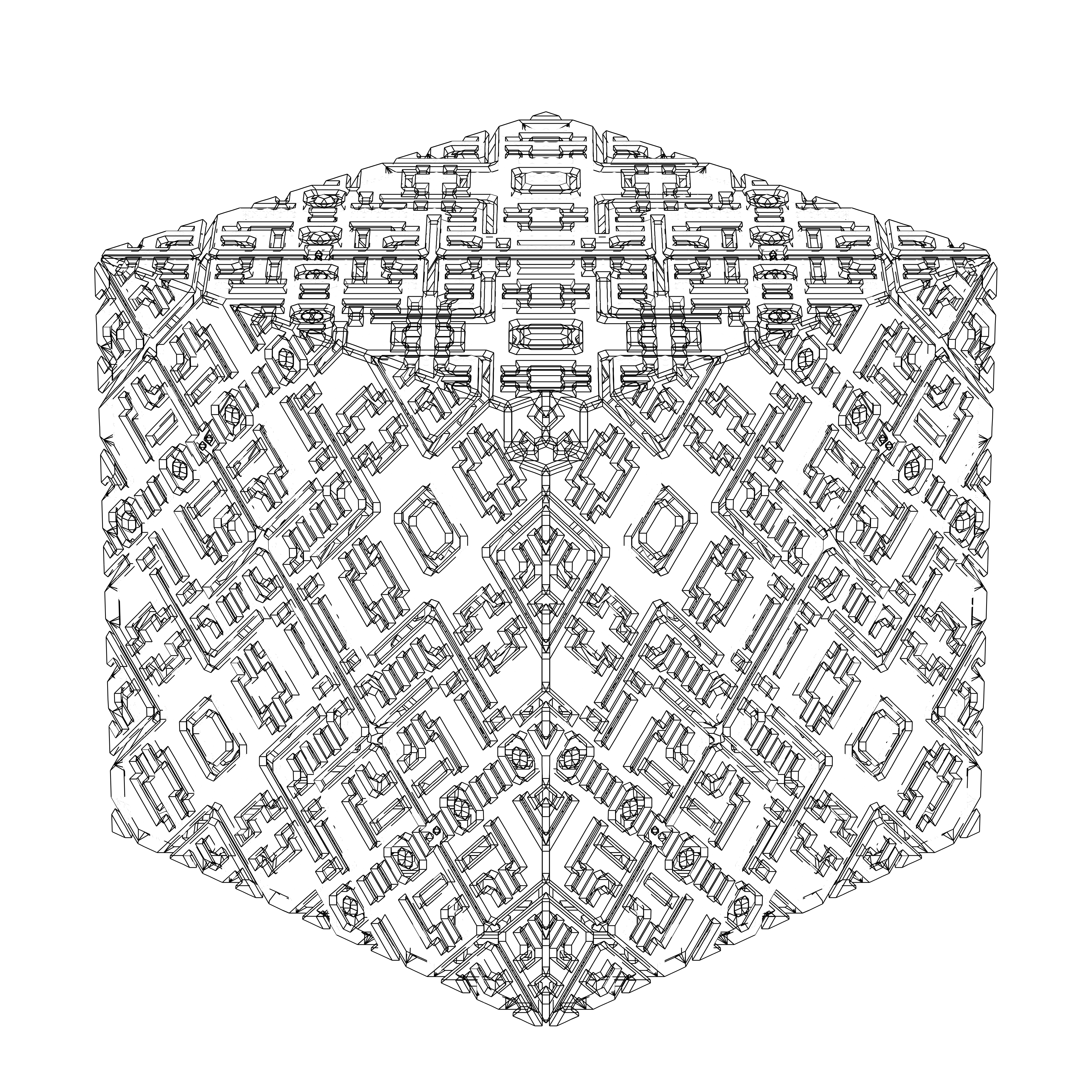 LL21 Alien Art Cube #747 static token preview