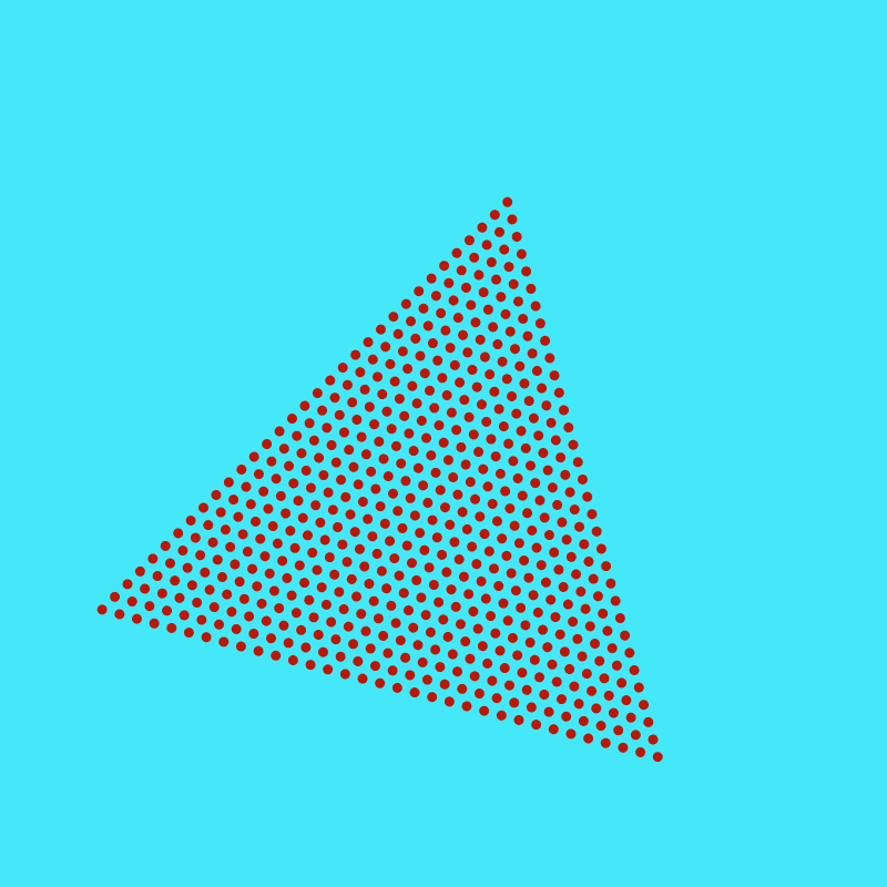 Triangle Color Study #45 static NFT preview