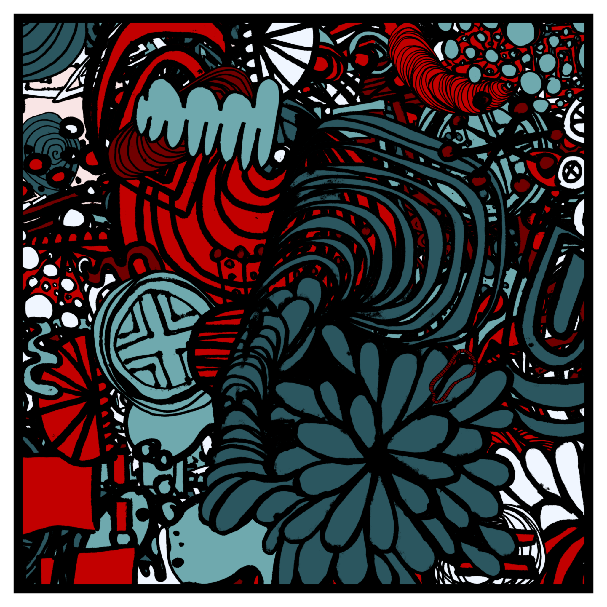 Teal Iron Elaphrosaurus #237 static token preview