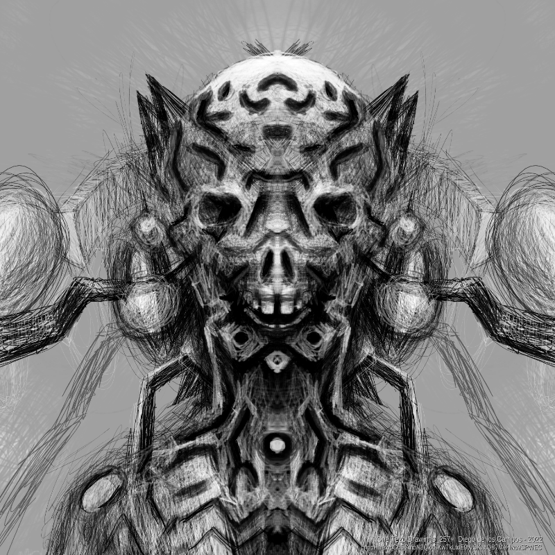 One Tezo Drawings_257+ #27 static token preview