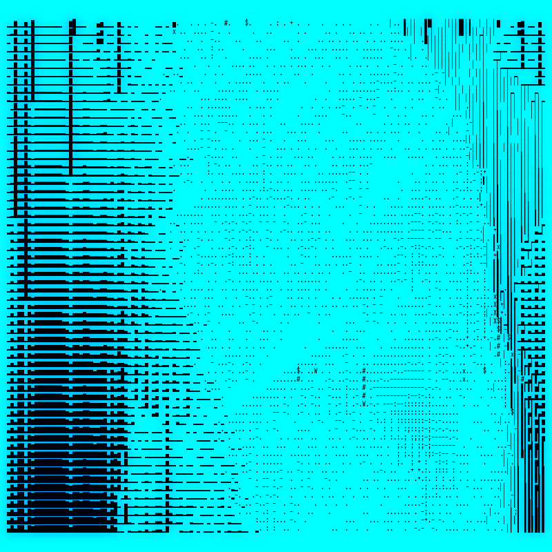 ASCII-SCAPE #255 static NFT preview