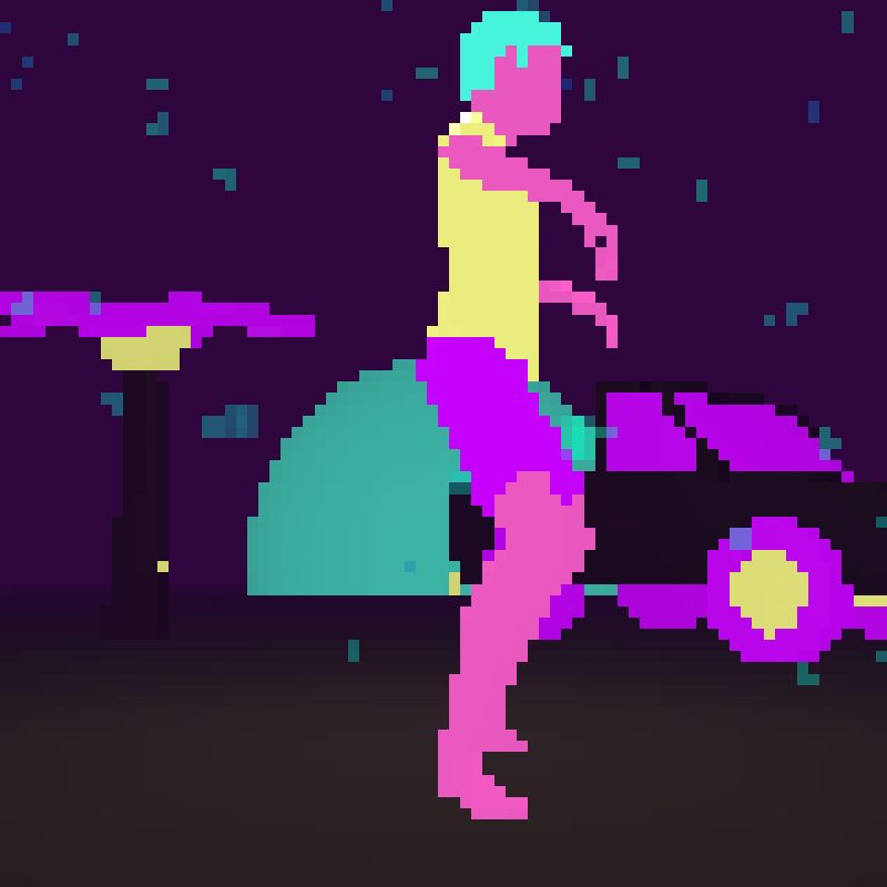Sunset Dancers #39 static token preview