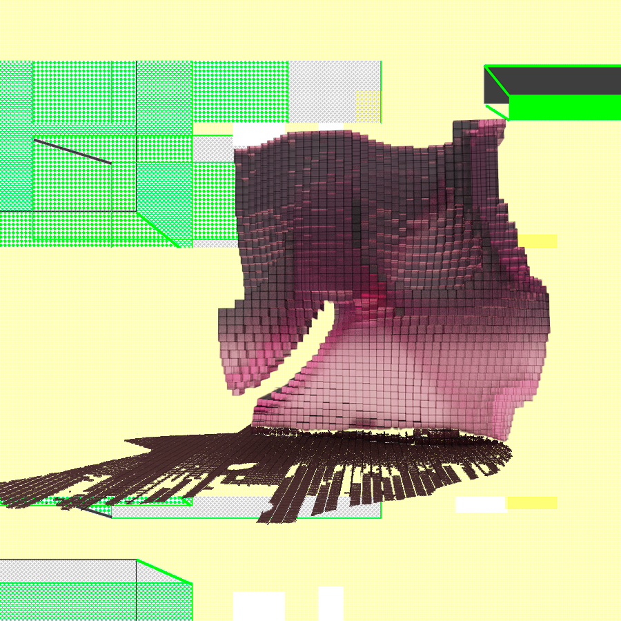 ‘Low-Res’ poems #33 static token preview