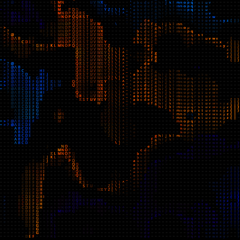 Ascii Noise #49 static token preview