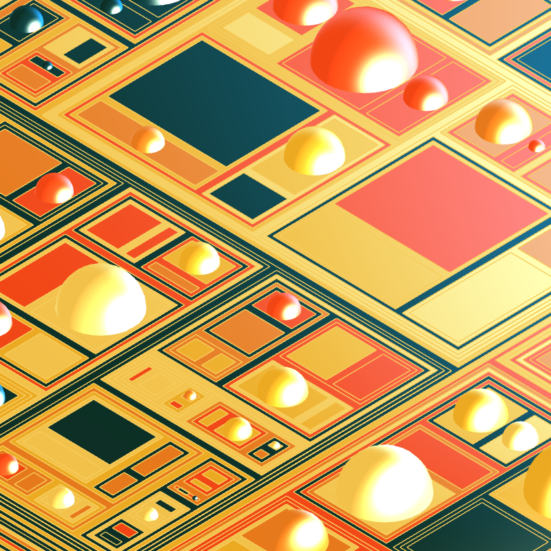 Geometric city #122 static token preview