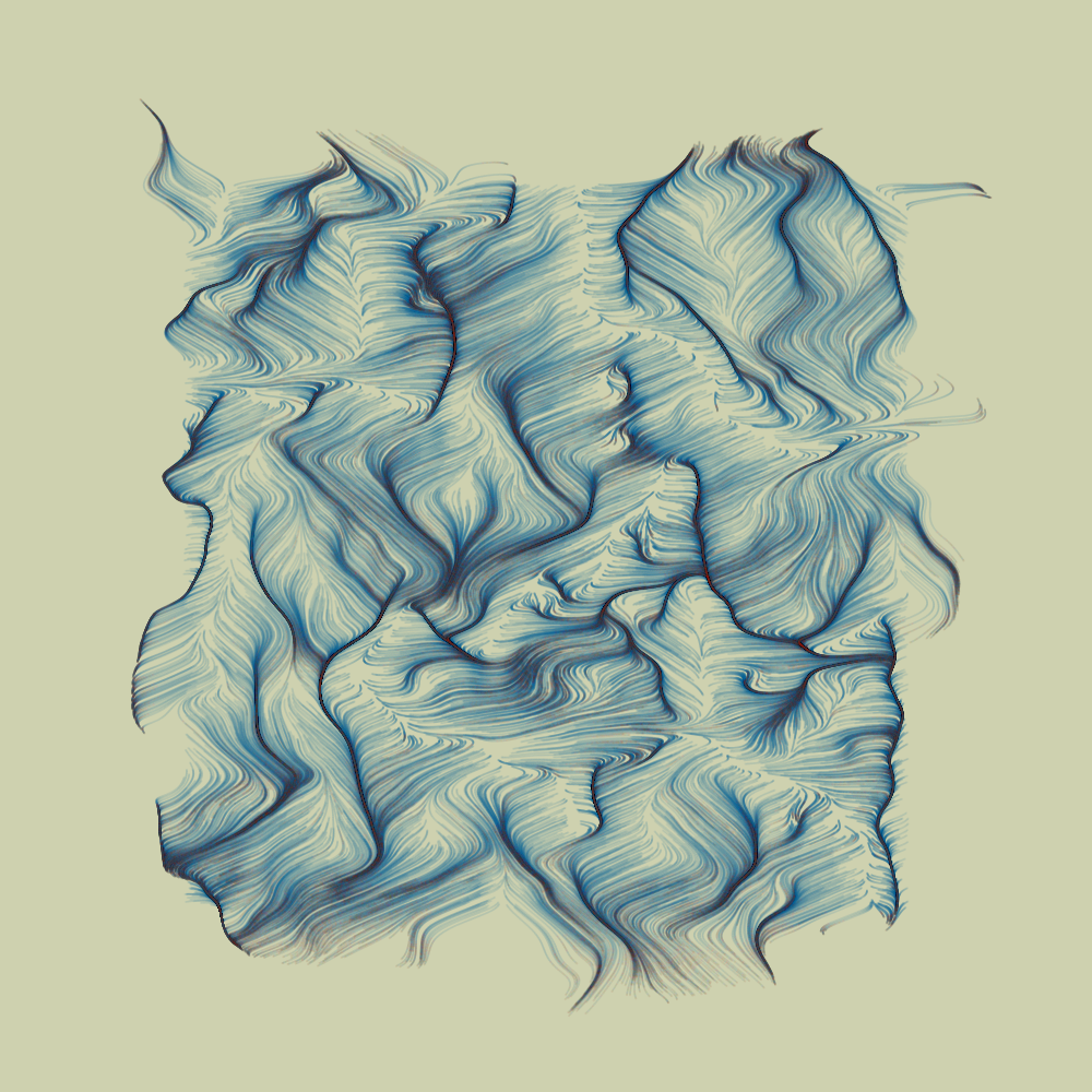 Topographic Abstraction #75 static NFT preview