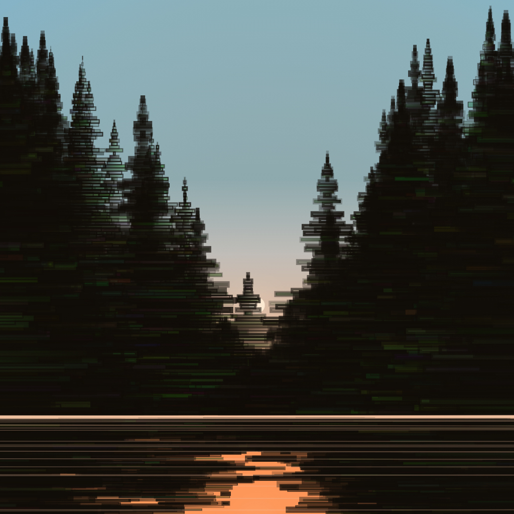 trees.on.lake #44 static NFT preview