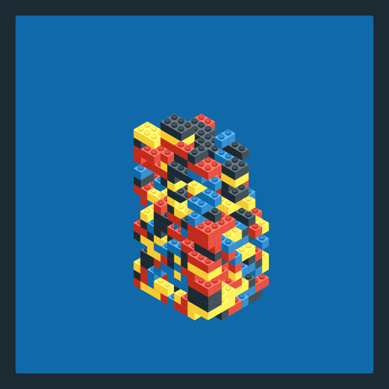 Lego Tower #17 static NFT preview