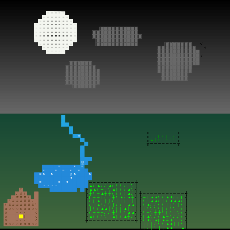 Ascii Timescapes #50 static NFT preview