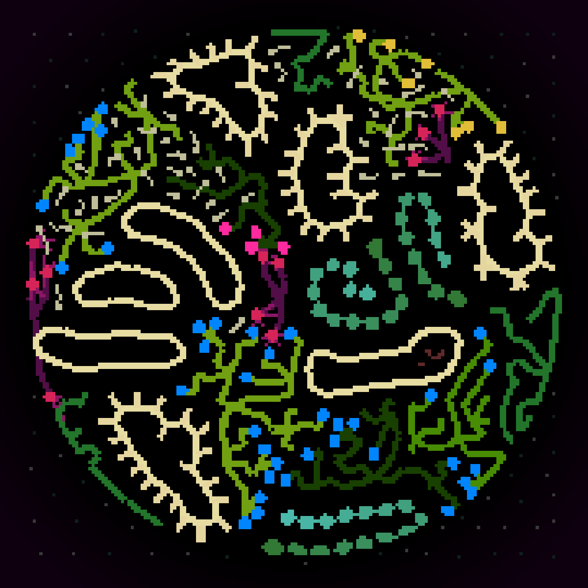 spaceplant #212 static NFT preview