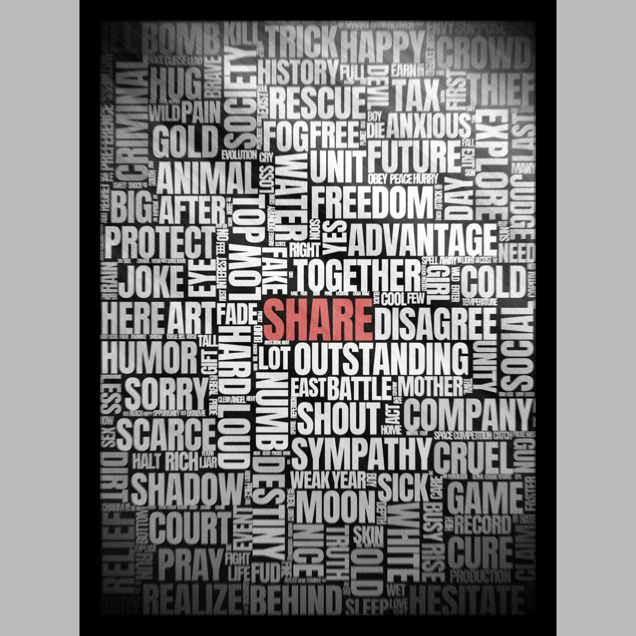 ONE WORD (Ed.1) #35 static NFT preview