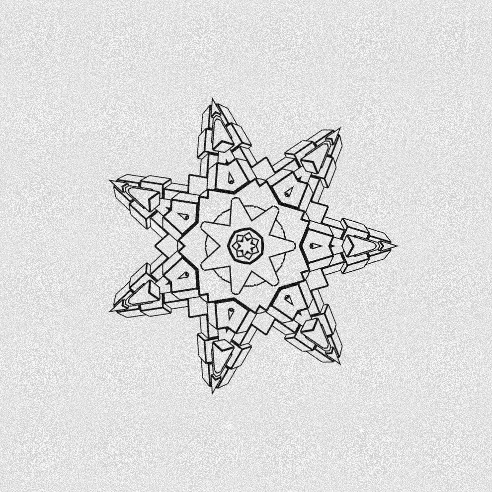 Monochrome Kaleido #309 static token preview
