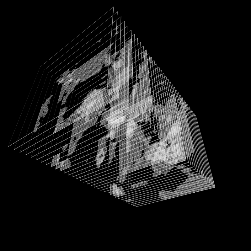 z-pattern : stacked noise #13 static NFT preview