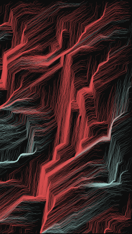 Algoscapes | Rock-face #800 static token preview