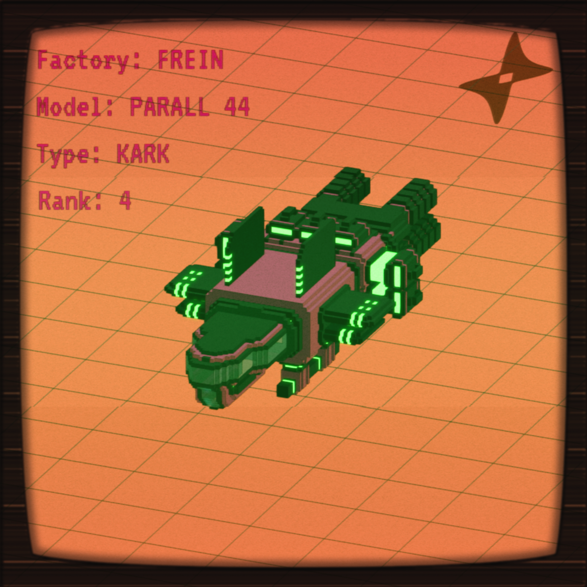 Spaceship Fair Rodeo #3 static token preview