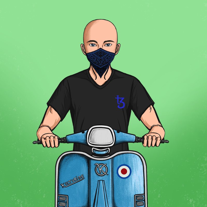 SCOOTER RIOT #86 static token preview