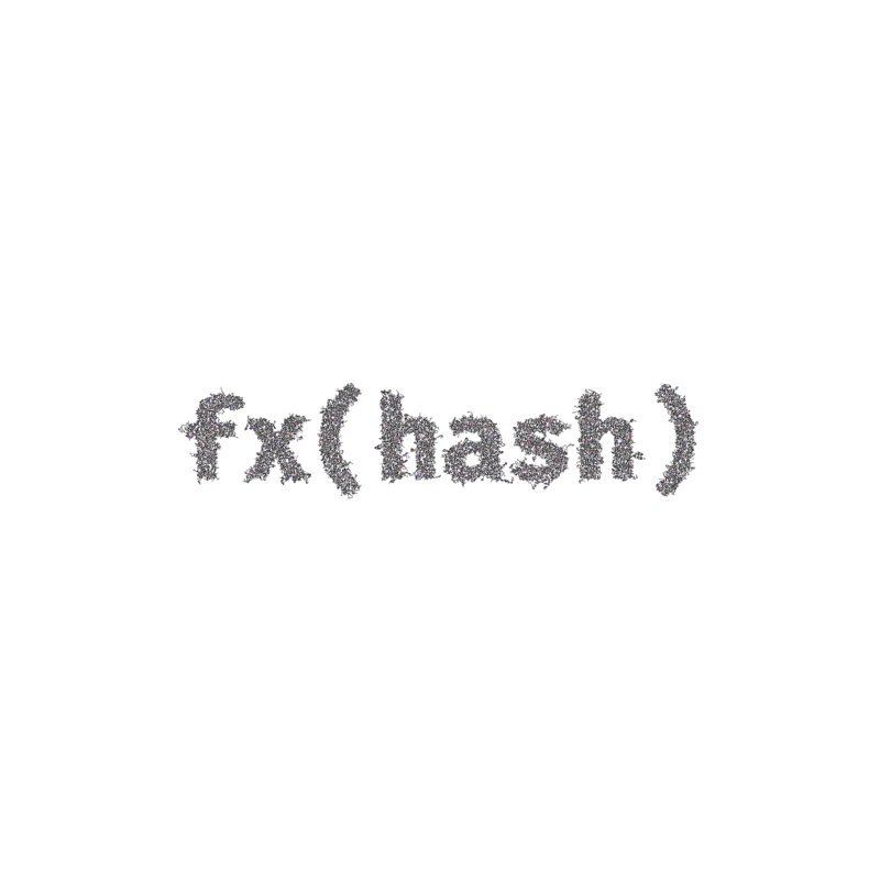 FXHASH Logo with Features #132 static token preview