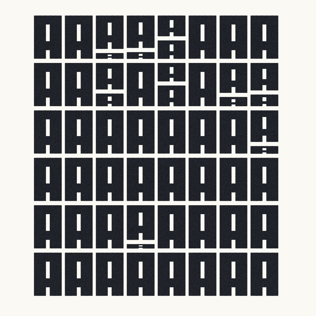 messy vowels #31 static NFT preview
