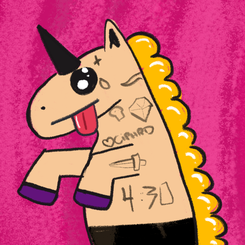 Peculiar unicornos #232 static token preview