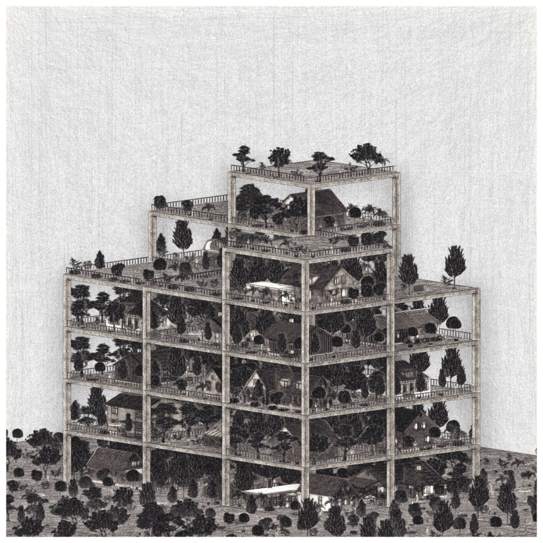 Highrise of Homes #96 static NFT preview