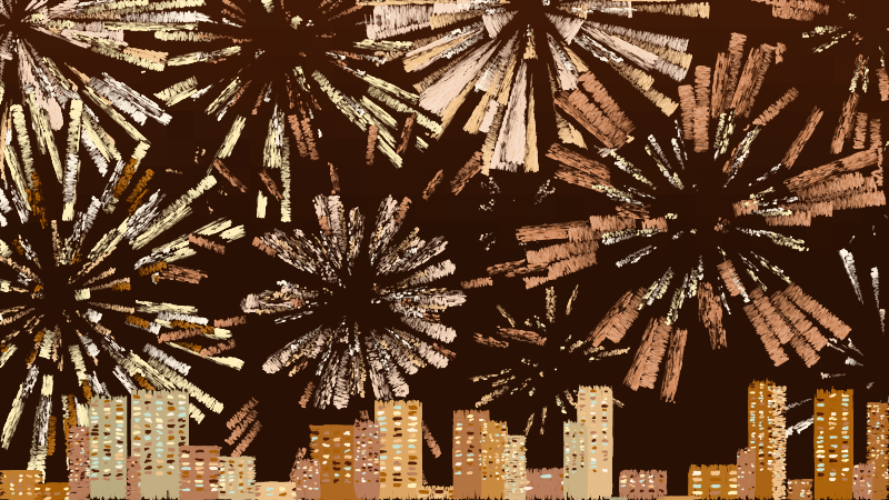 Fireworks #182 static NFT preview