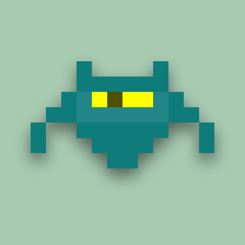 fx-invaders #929 static NFT preview