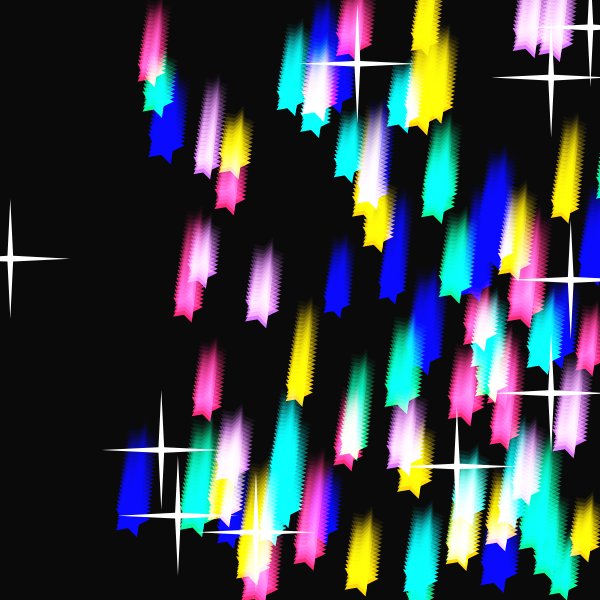 Shooting stars #21 static token preview