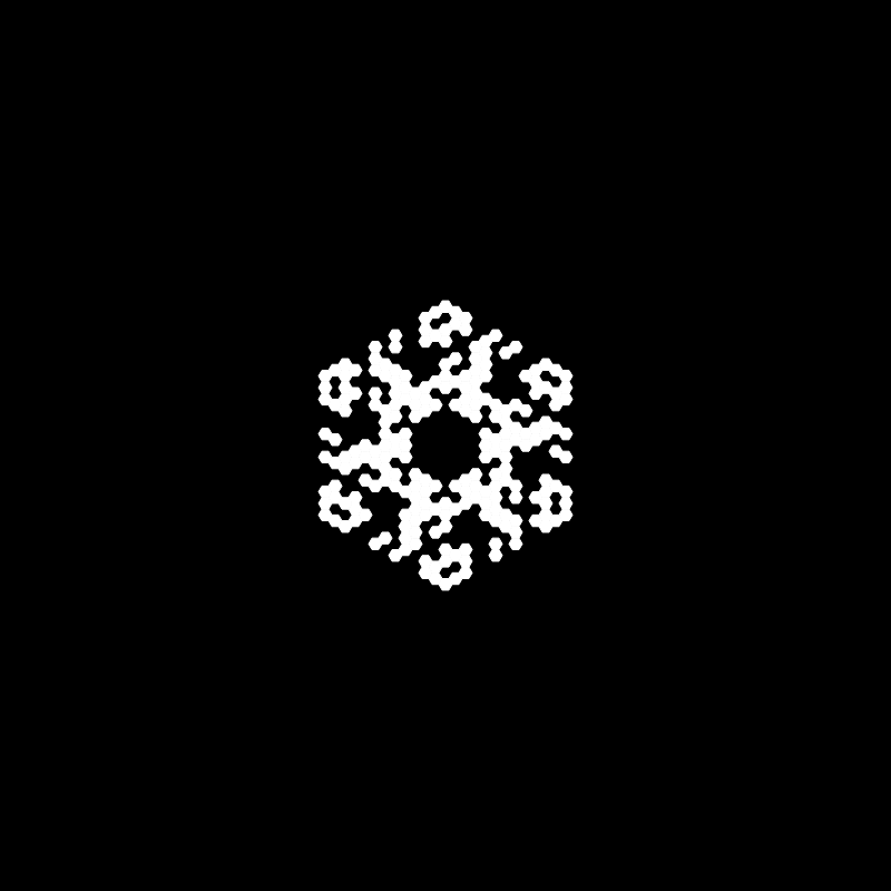 Snowflake #687 static NFT preview
