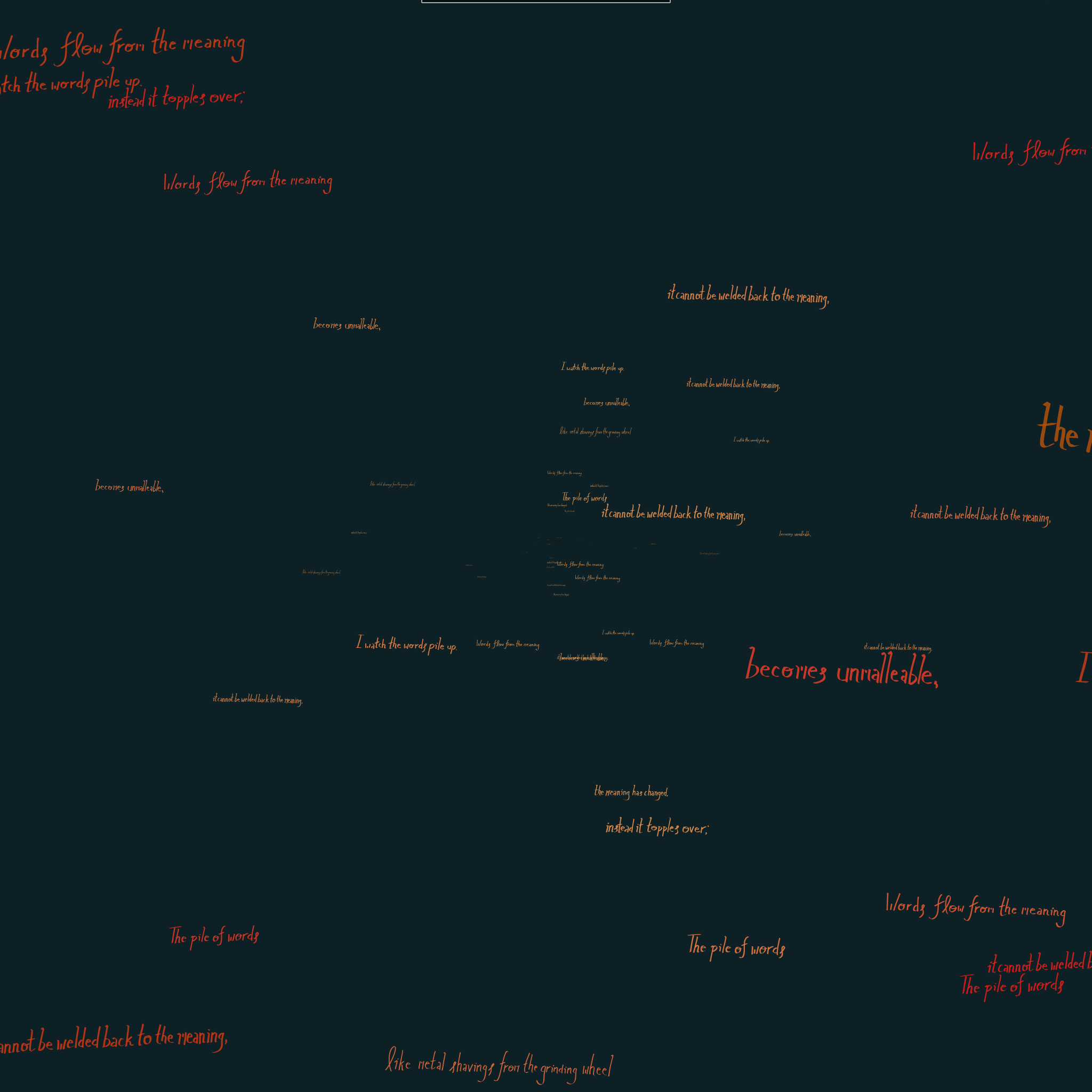 Wordflow #37 static NFT preview