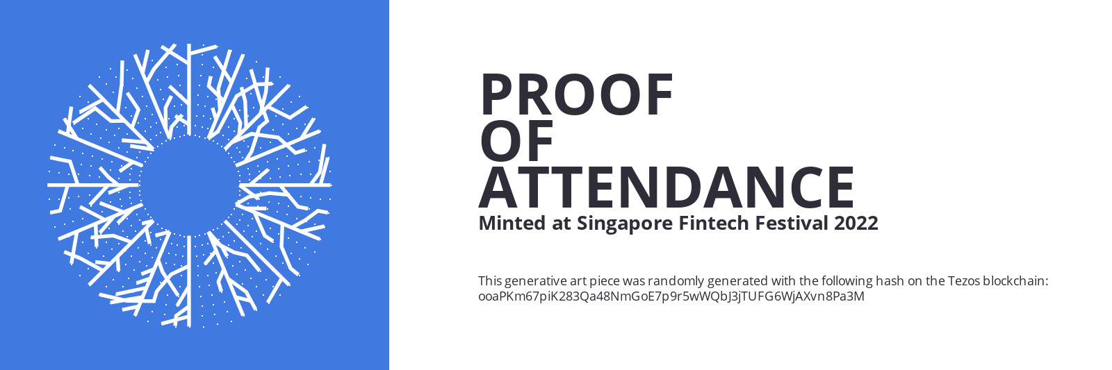 SFF2022 Proof of Attendance Token #163 static token preview