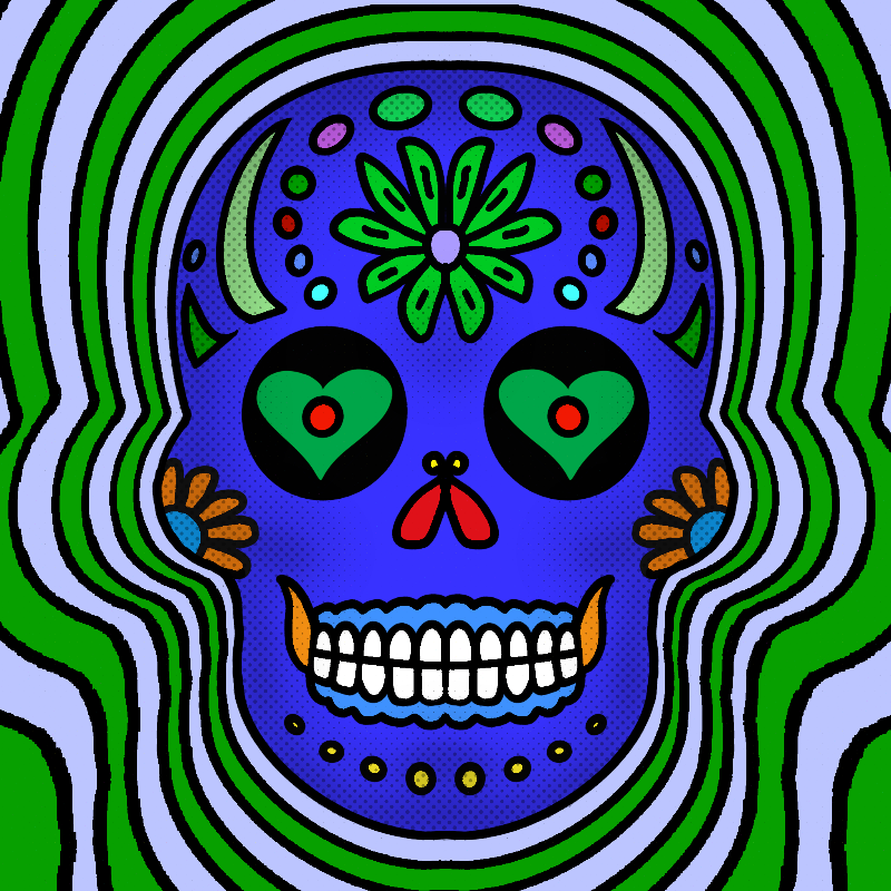 Sugar Skulls #195 static token preview