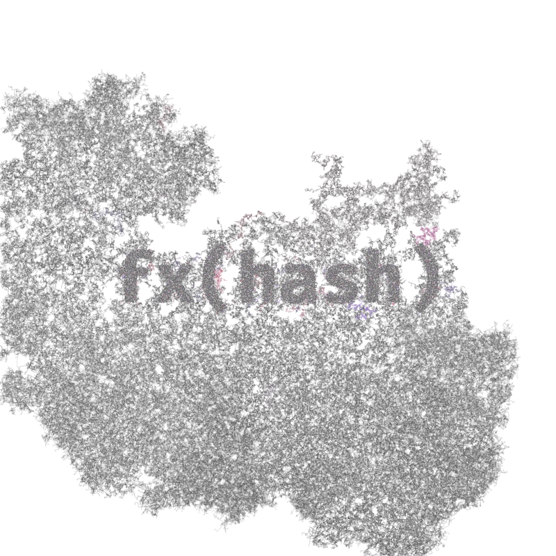 FXHASH Generative Logo #776 static token preview