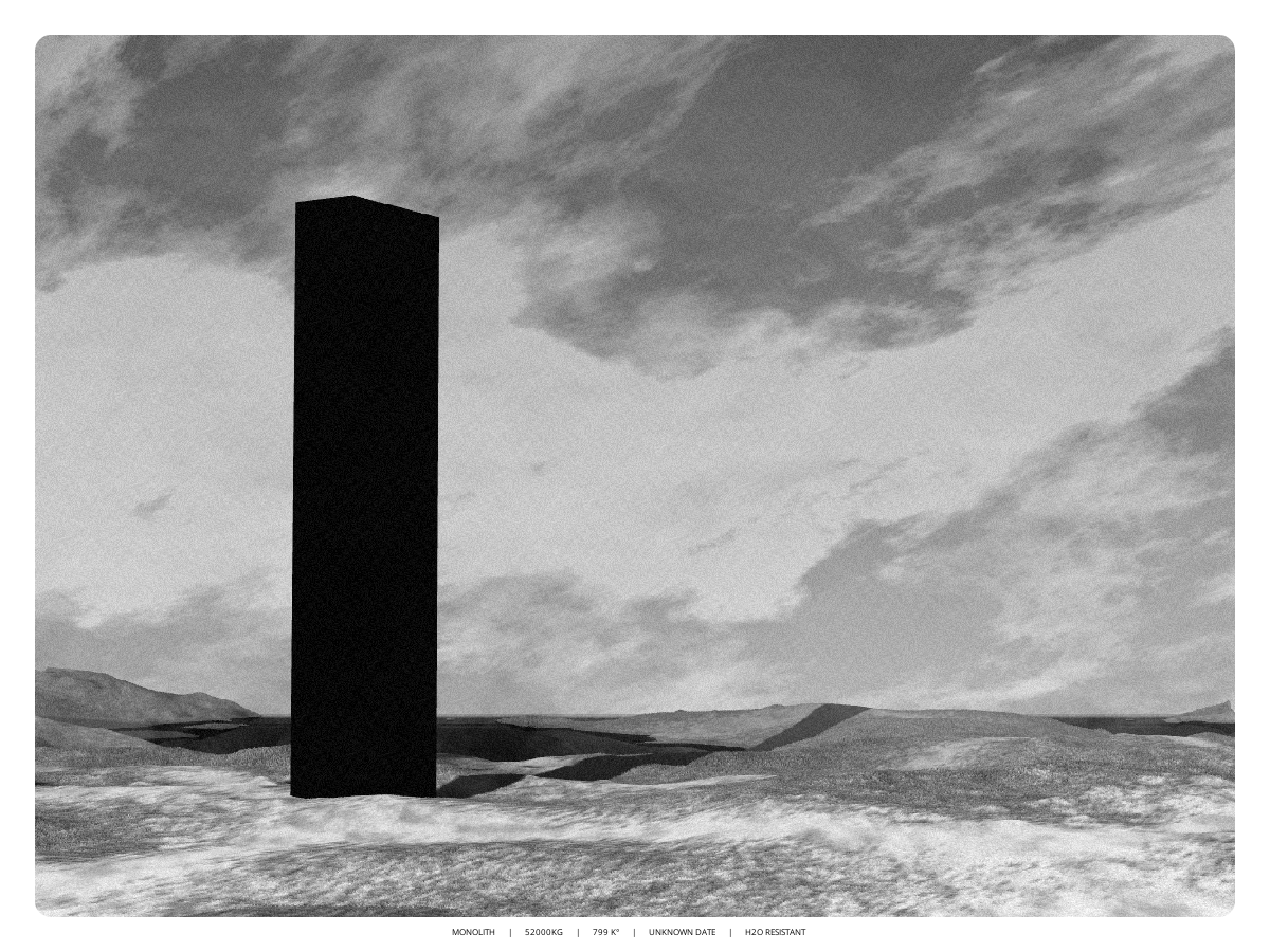 MONOLITH #172 static NFT preview