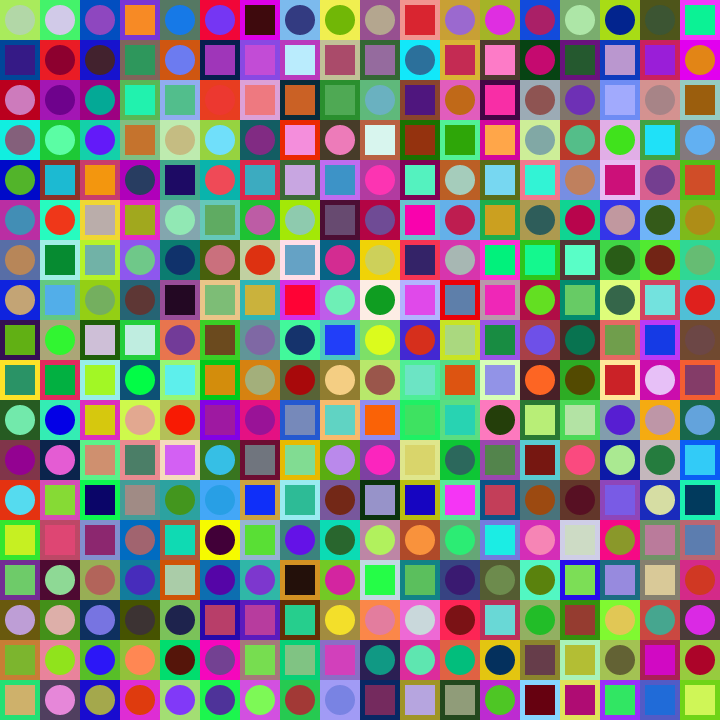 Square Dot Composition #28 static token preview