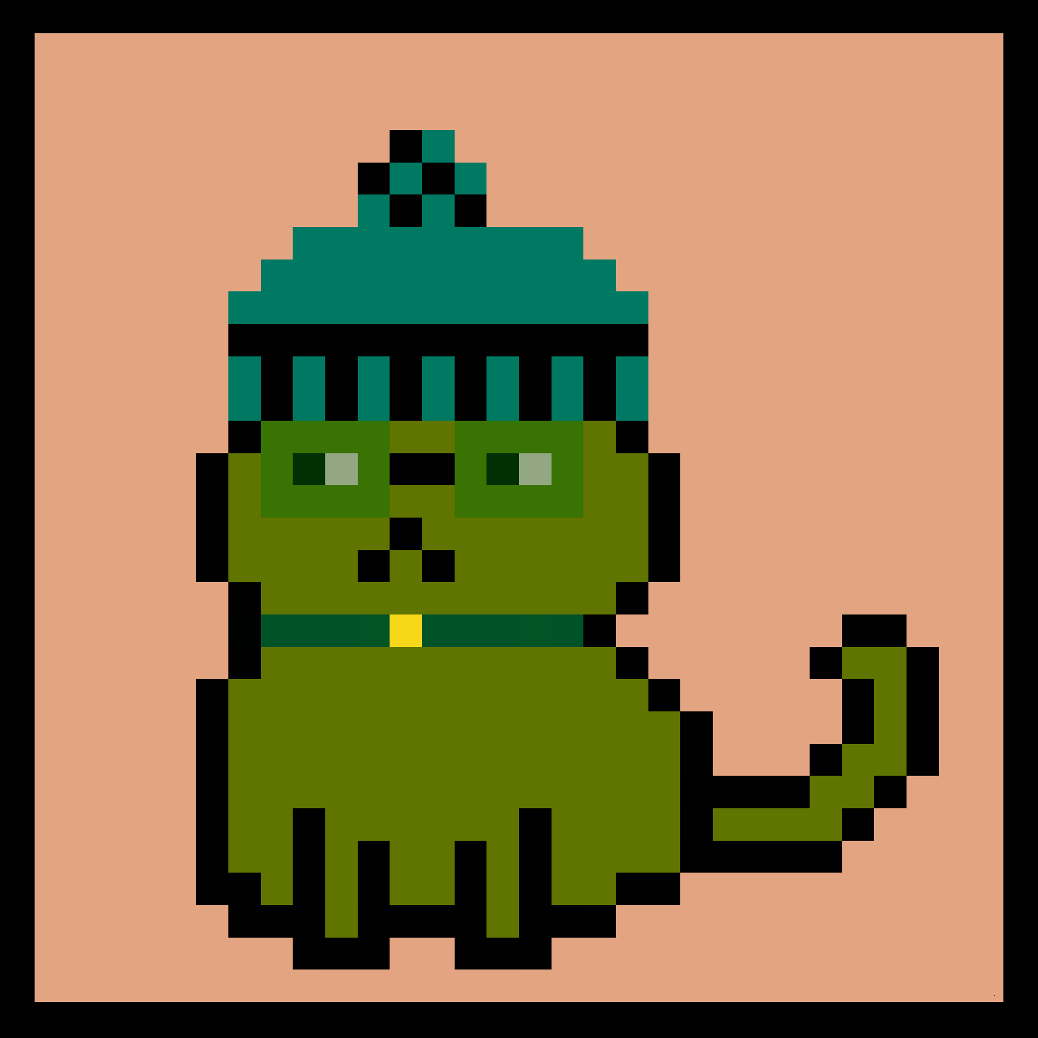 Lazy Kitties #1977 static token preview