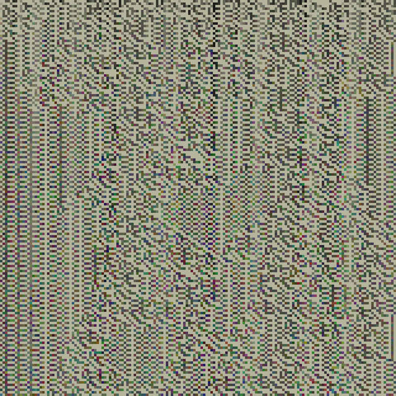 Colored Elementary Cellular Automaton #81 static token preview