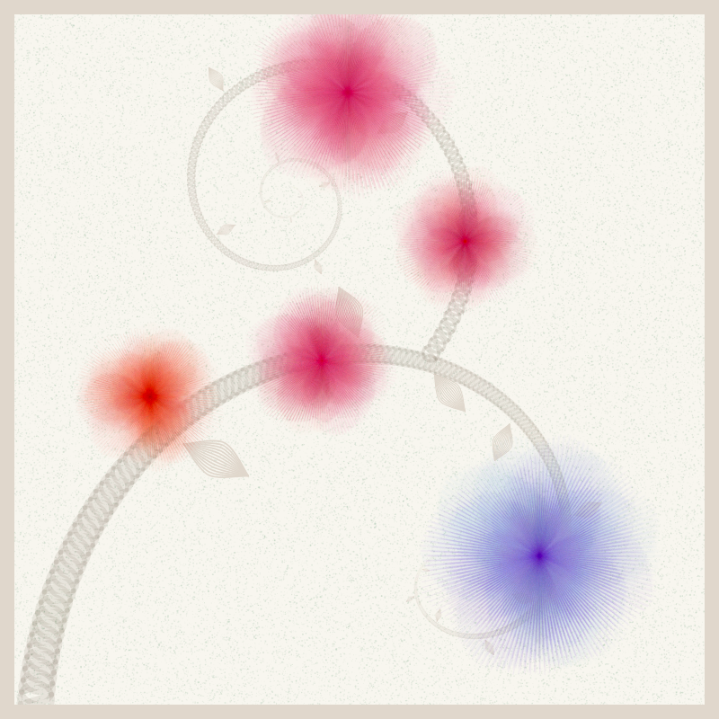 Fairy flower pattern #157 static NFT preview