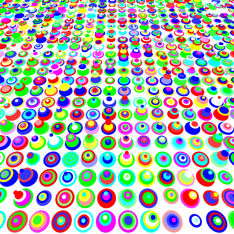 Hopping Circles #3 static NFT preview