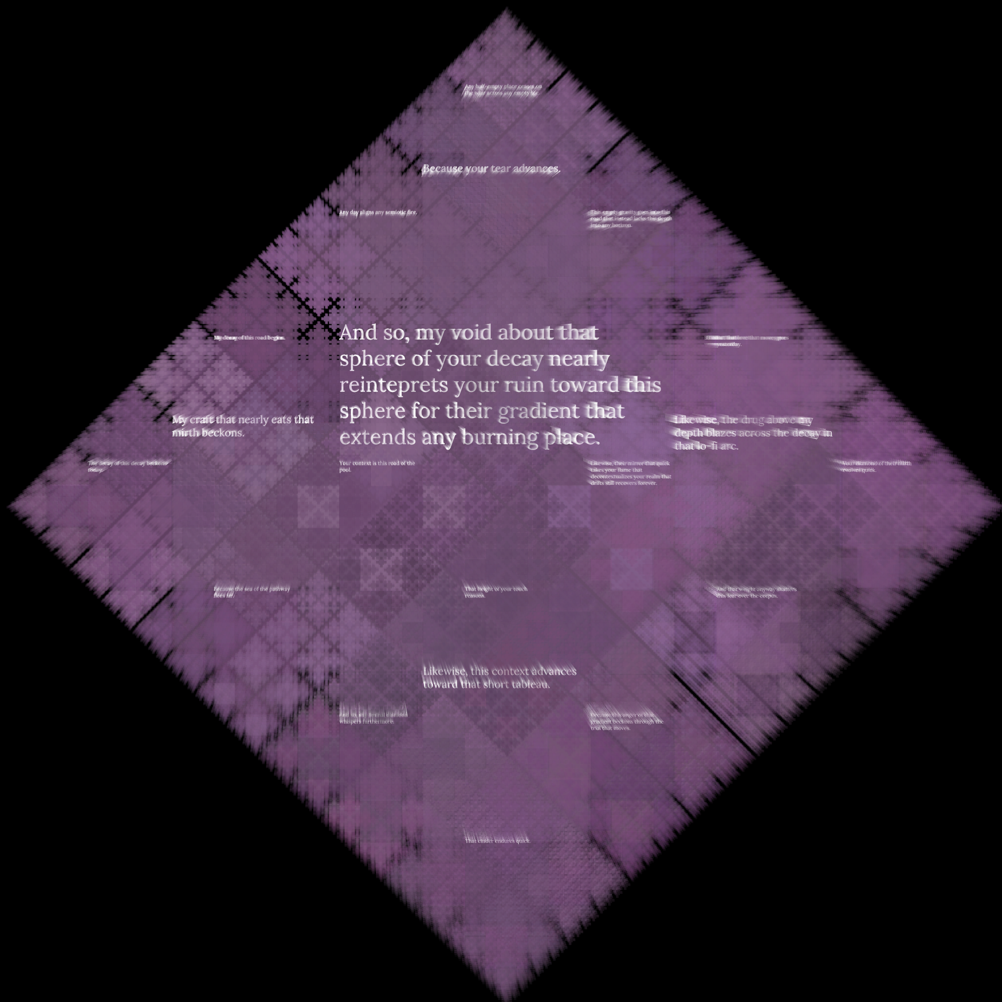 Diamond Fractal Fire #48 static token preview