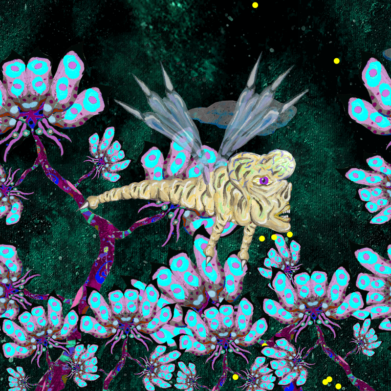 Fireflies and Flower Gardens #133 static token preview