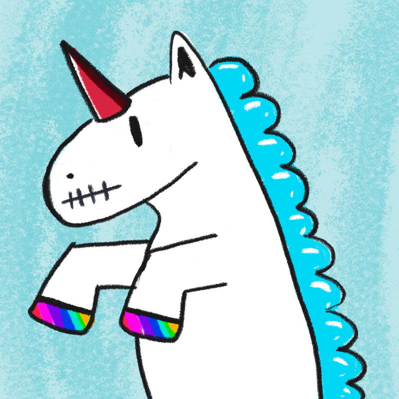 Peculiar unicornos #325 static token preview