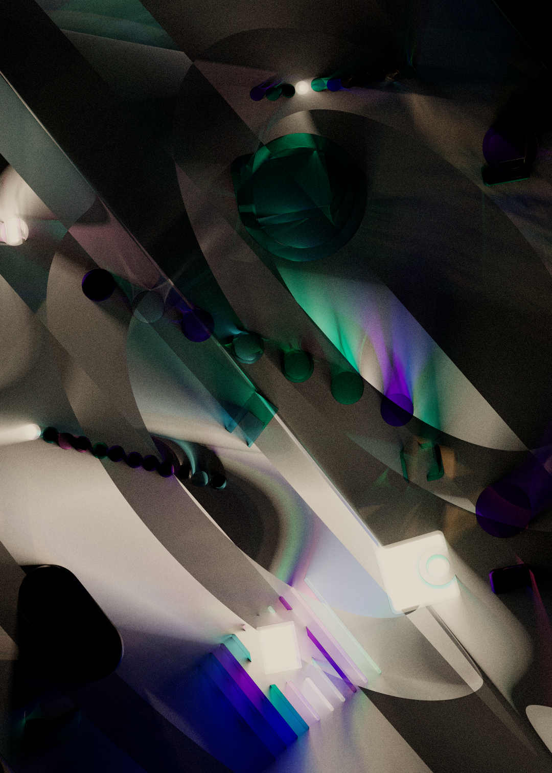 Caustic Obstacles #62 static NFT preview