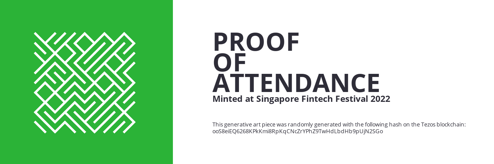 SFF2022 Proof of Attendance Token #1769 static token preview